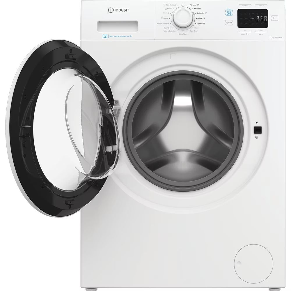 Indesit IP1146PUSHGO Push&Go Wasmachine 11 kg 1400 toeren - Wit