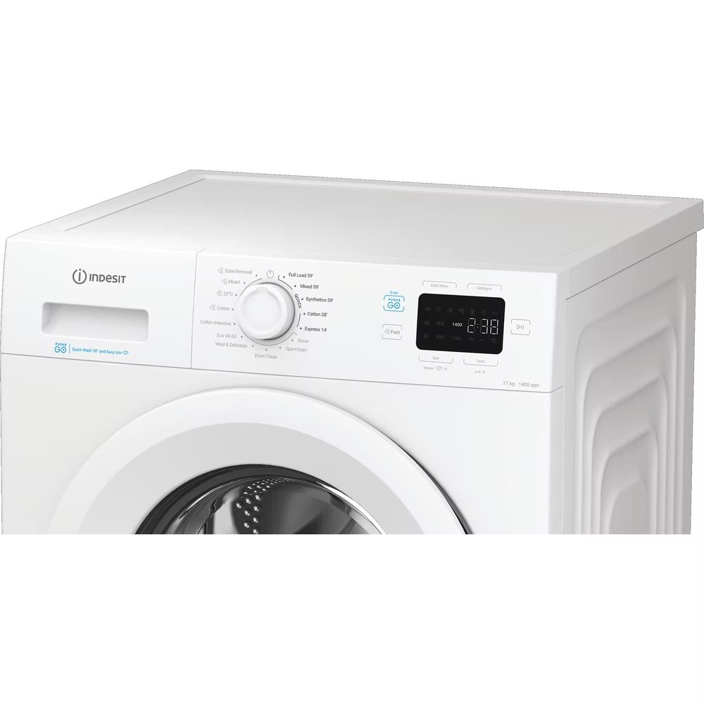Indesit IP1146PUSHGO Push&Go Wasmachine 11 kg 1400 toeren - Wit