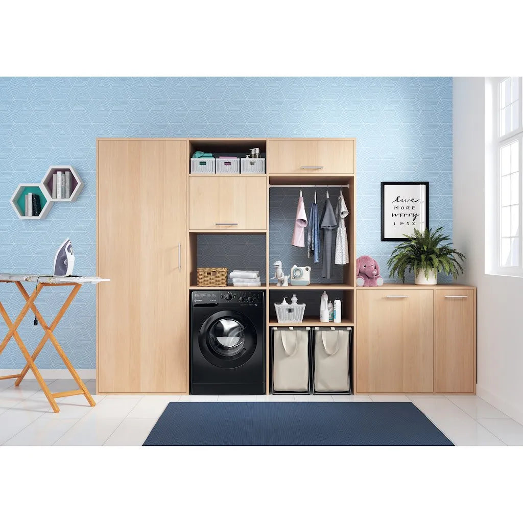 Indesit MTWC81495BKUK Vrijstaande Wasmachine