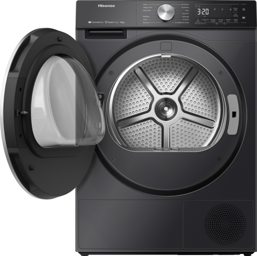Hisense DH5S102BB Warmtepompdroger 10 kg - Zwart