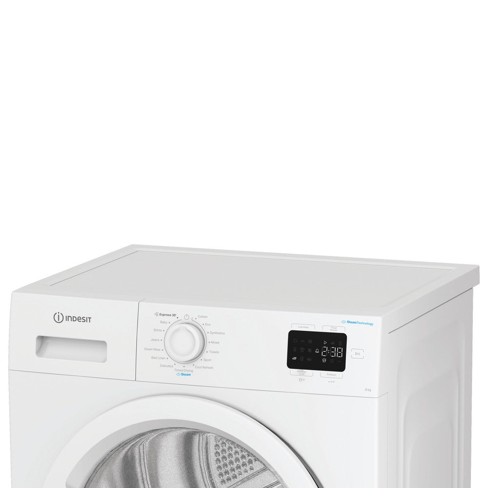 Indesit IDHE80WIRE Warmtepompdroger 8 kg - Wit