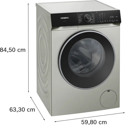 Siemens WG46H2AXGB iQ500 Slimme Wasmachine 9 kg 1600 toeren - Silver Inox