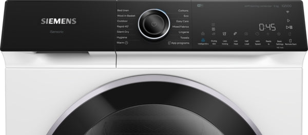 Siemens WQ46H2D9IE iQ500 Warmtepompdroger 9 kg - Wit