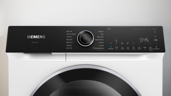 Siemens WQ46H2D9IE iQ500 Warmtepompdroger 9 kg - Wit